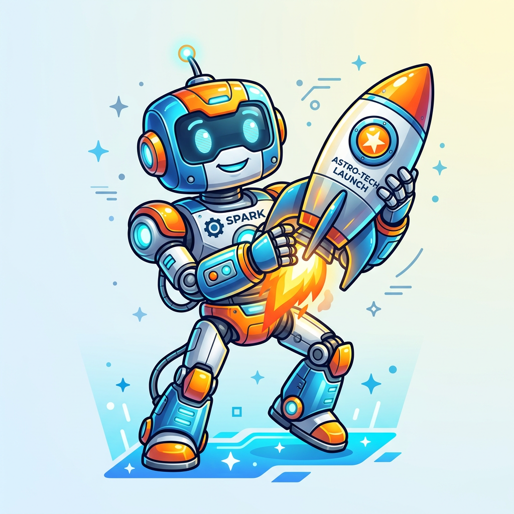 Custom brand mascot design sample